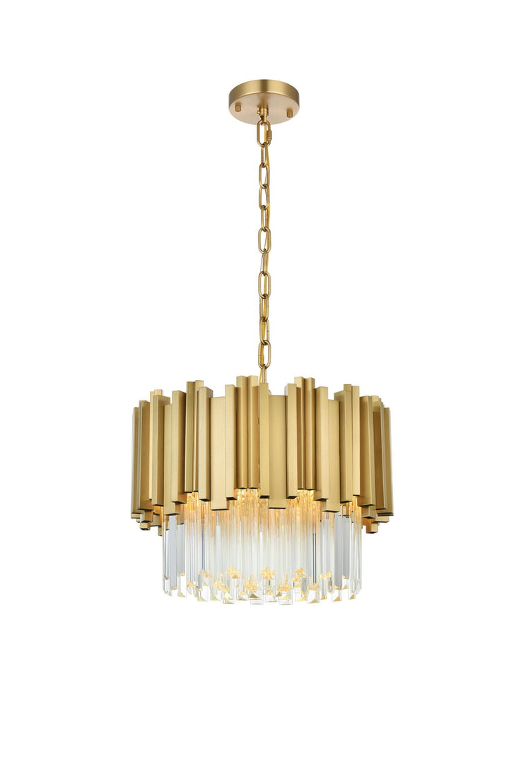 Elegant LightingWillowFour Light Chandelier