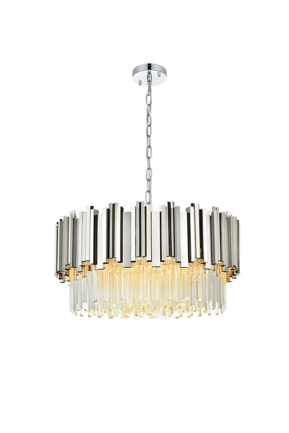 Elegant LightingWillowEight Light Chandelier