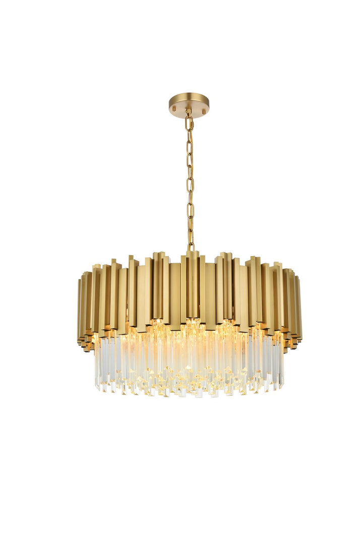Elegant LightingWillowEight Light Chandelier