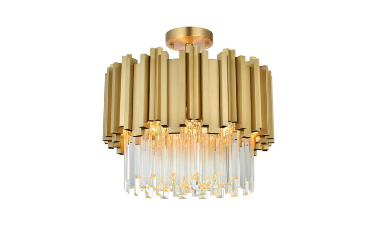 Elegant LightingWillowFour Light Flush Mount