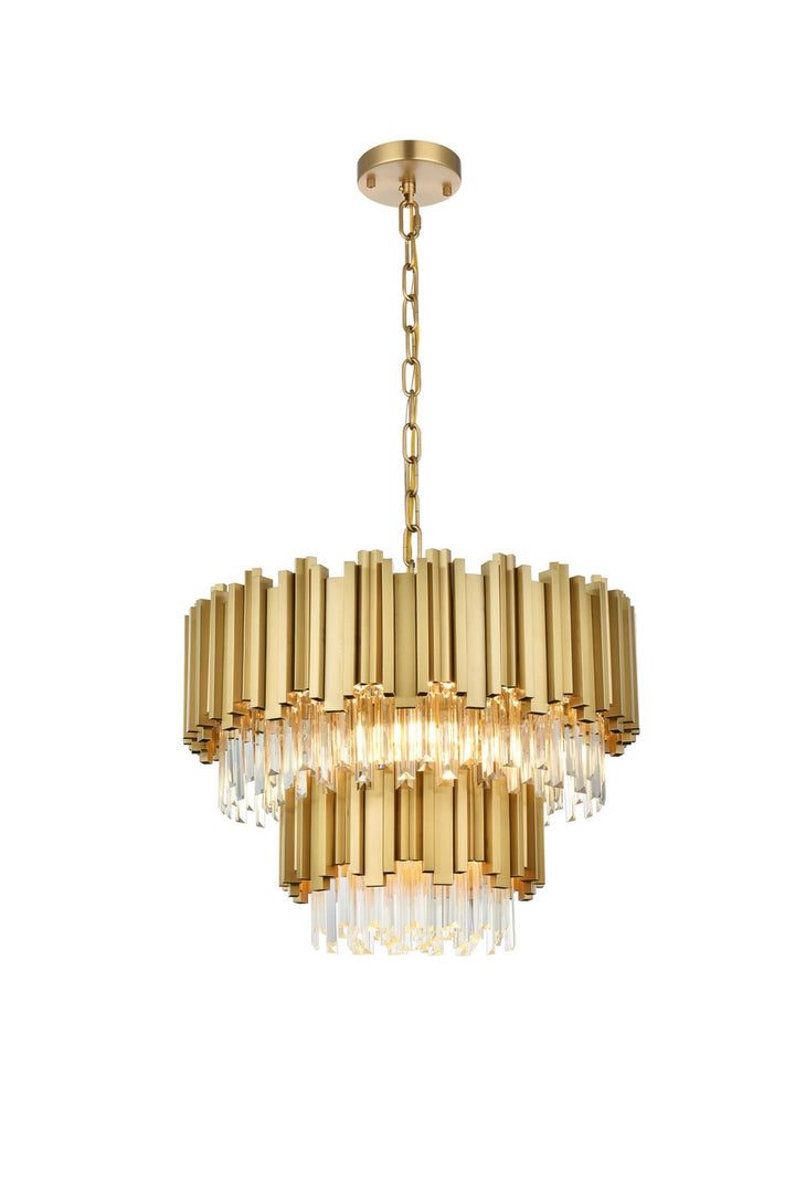 Elegant LightingWillowEight Light Chandelier