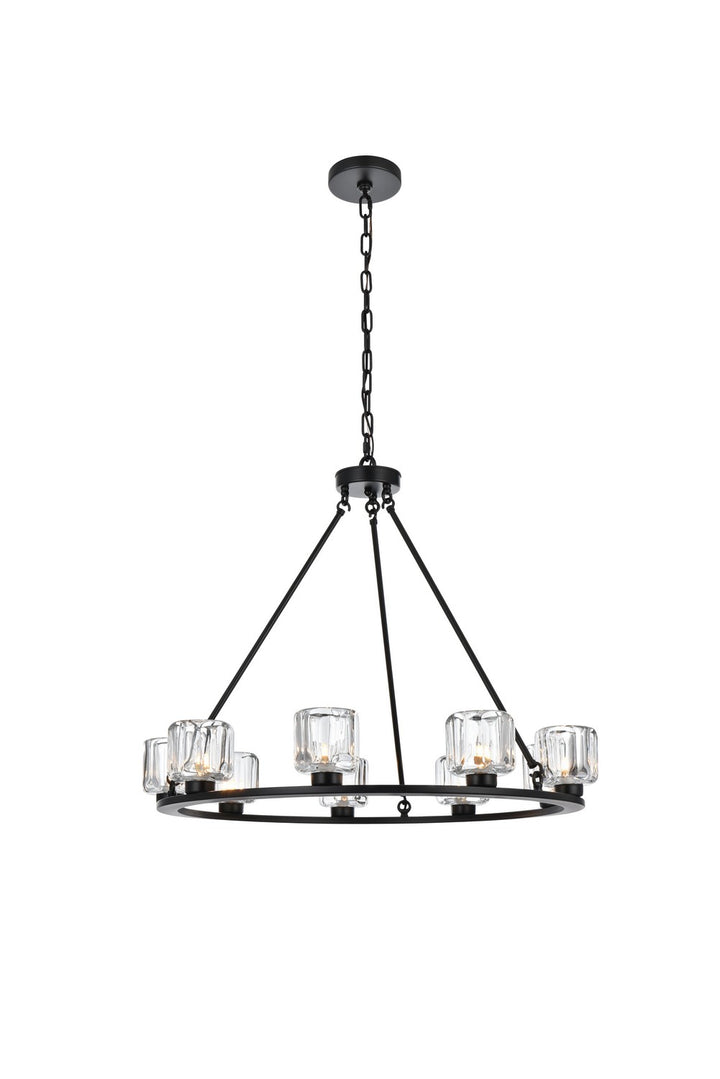 Elegant LightingCadenceNine Light Chandelier