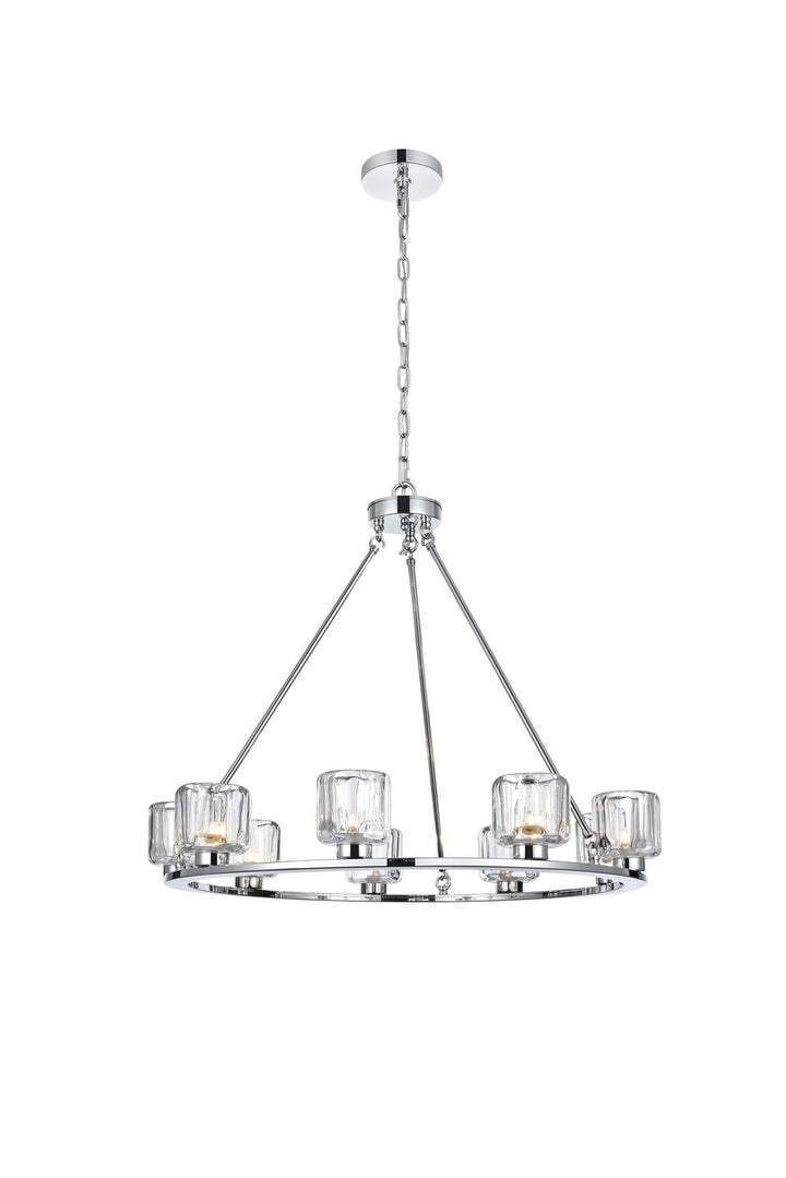 Elegant LightingCadenceNine Light Chandelier