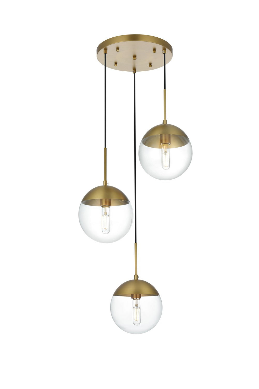 Elegant LightingEclipseThree Light Pendant