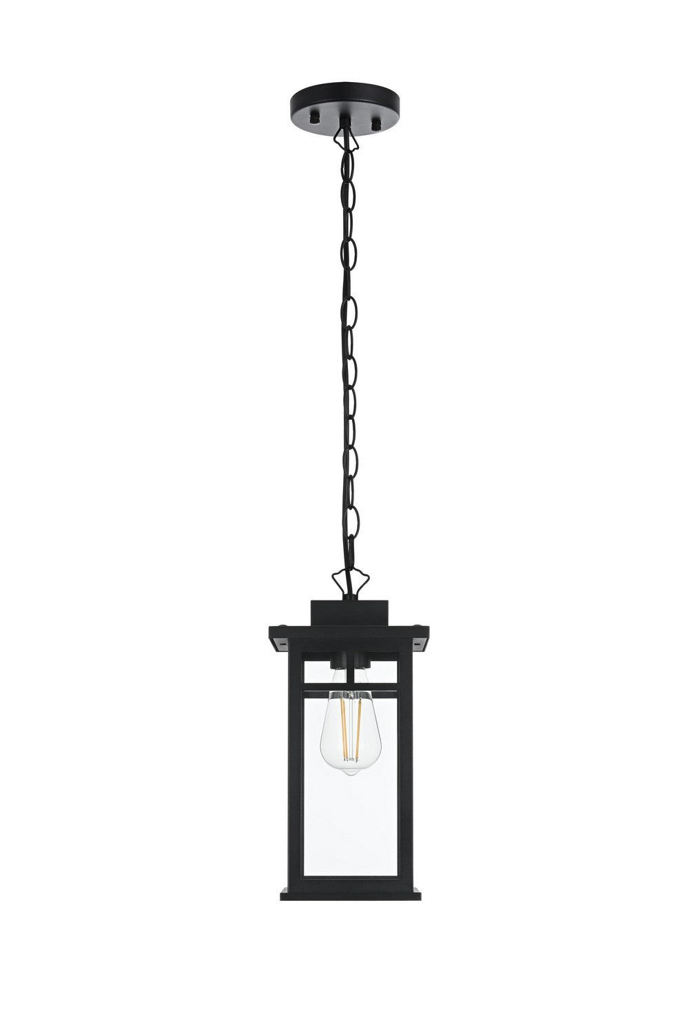 Elegant LightingMercerOne Light Outdoor Pendant