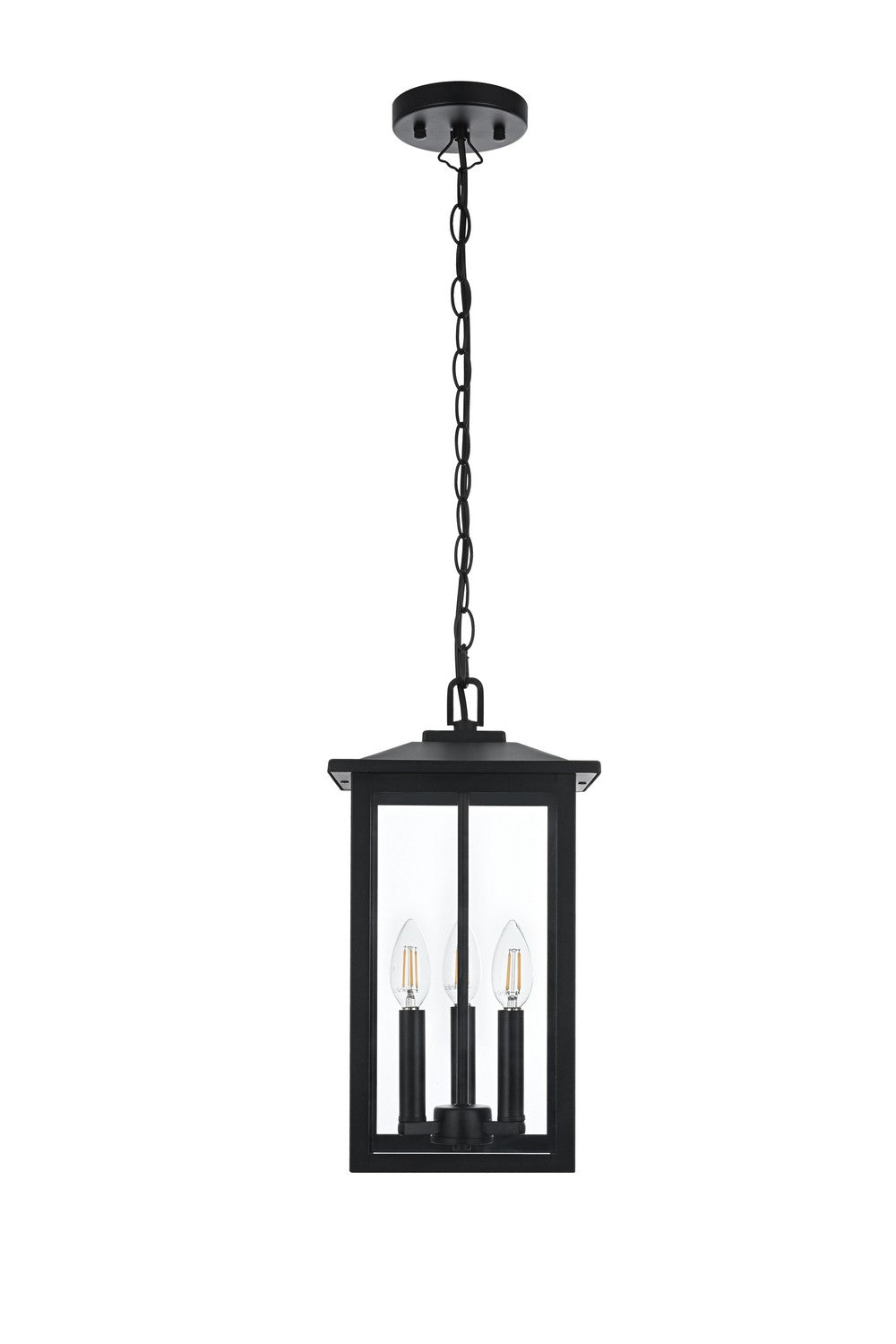 Elegant LightingCarlisleThree Light Outdoor Pendant