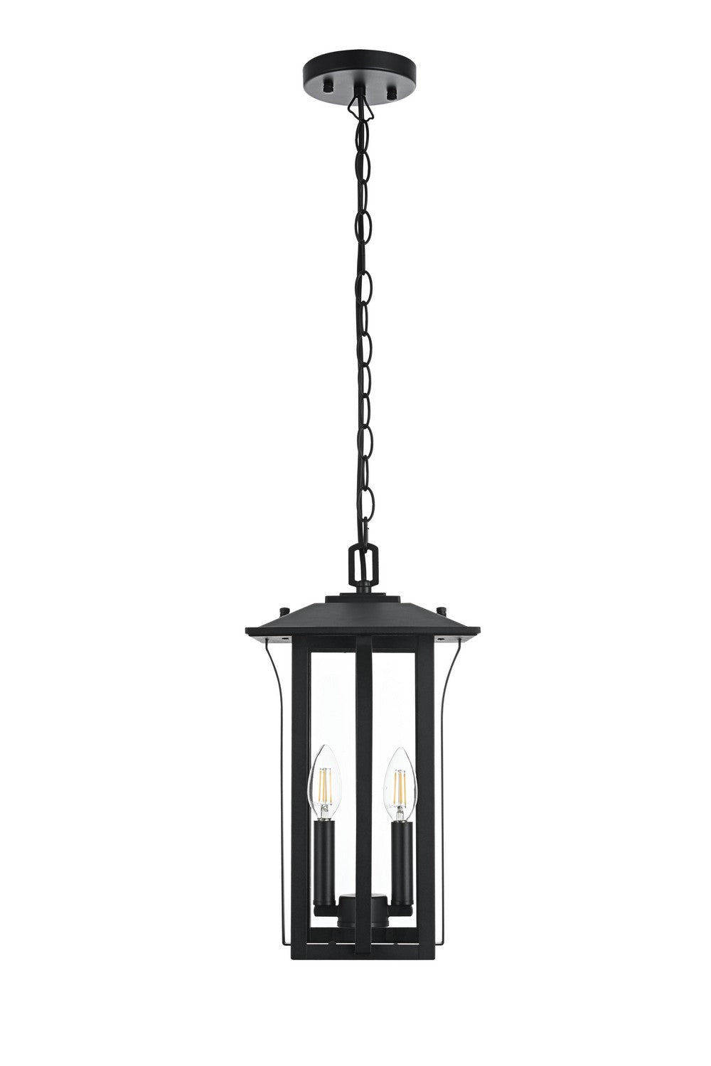 Elegant LightingThayerTwo Light Outdoor Pendant