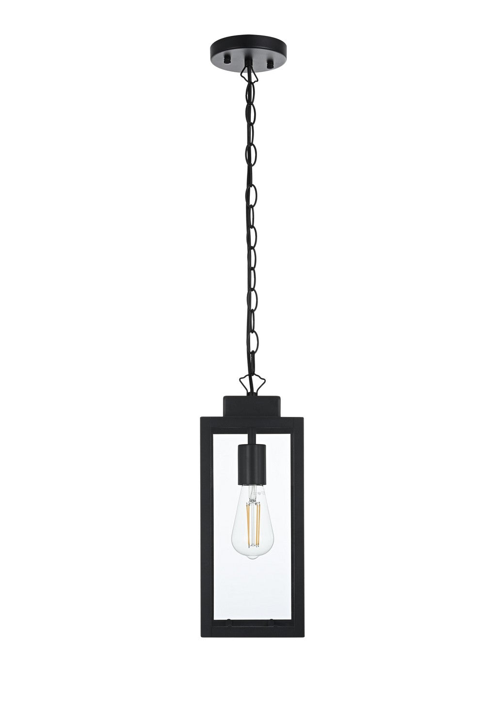 Elegant LightingHiltonOne Light Outdoor Pendant