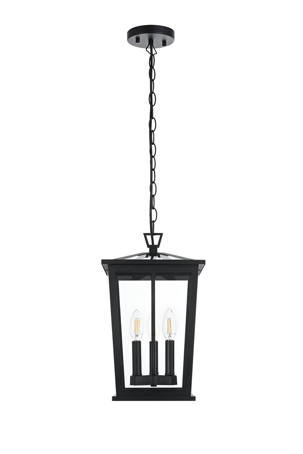 Elegant LightingCaymanThree Light Outdoor Pendant