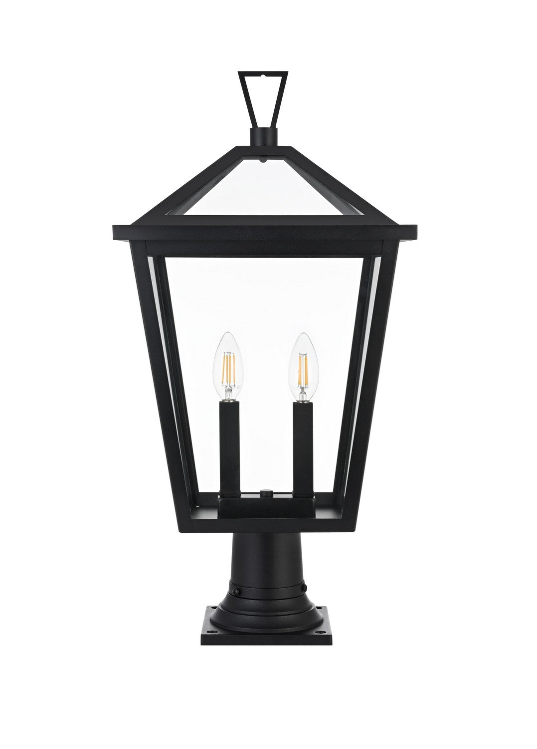 Elegant LightingFrankfordTwo Light Outdoor Post Mount