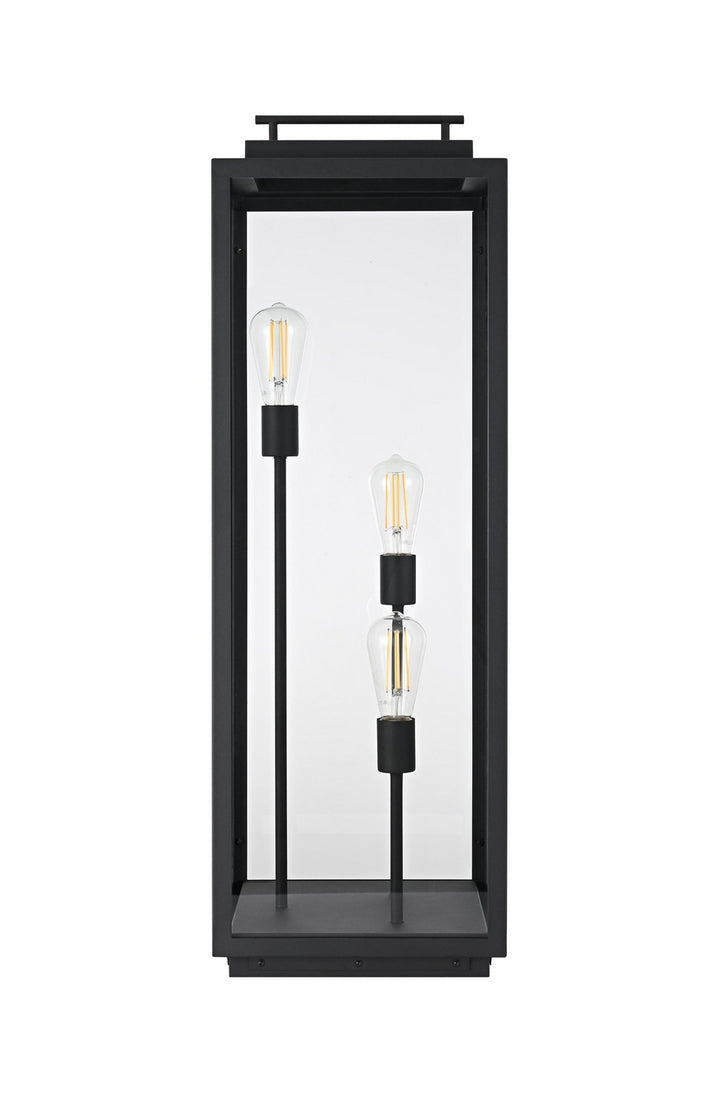 Elegant LightingValentinThree Light Outdoor Lawn Light