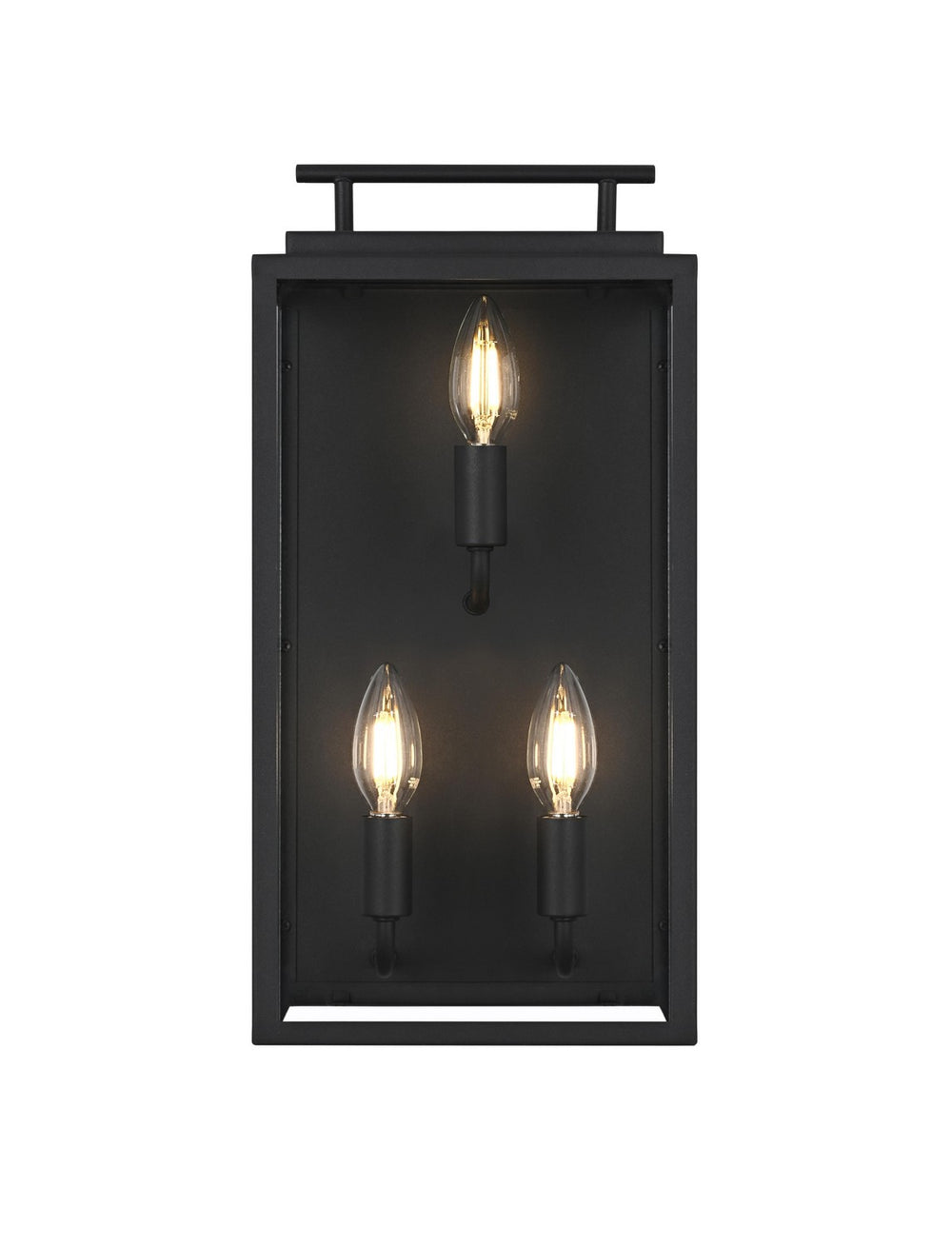 Elegant LightingValentinThree Light Outdoor Wall Sconce