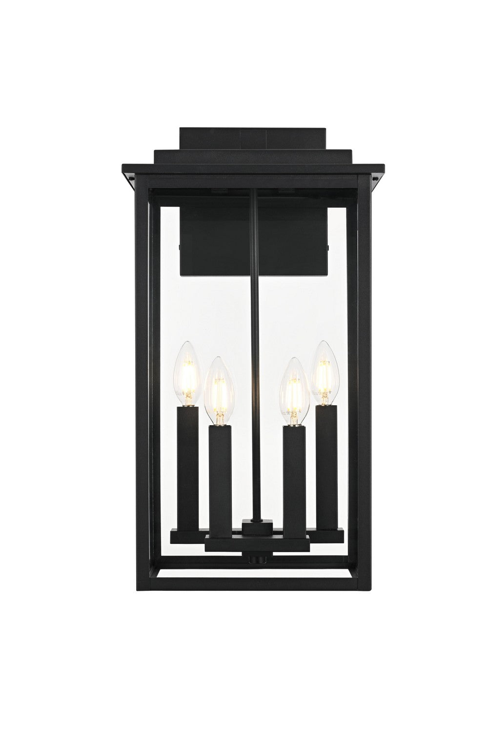 Elegant LightingKaysenFour Light Outdoor Wall Sconce