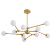 Quorum Orbe | Mid. Chandeliers at 2700K Temp