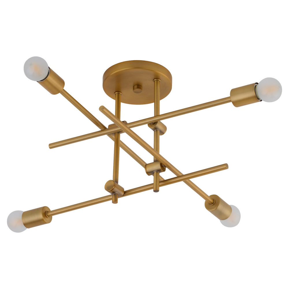 QuorumMikaFour Light Semi-Flush Mount