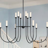 Kichler Moraine | Large Chandeliers at 55W & 3000K Temp