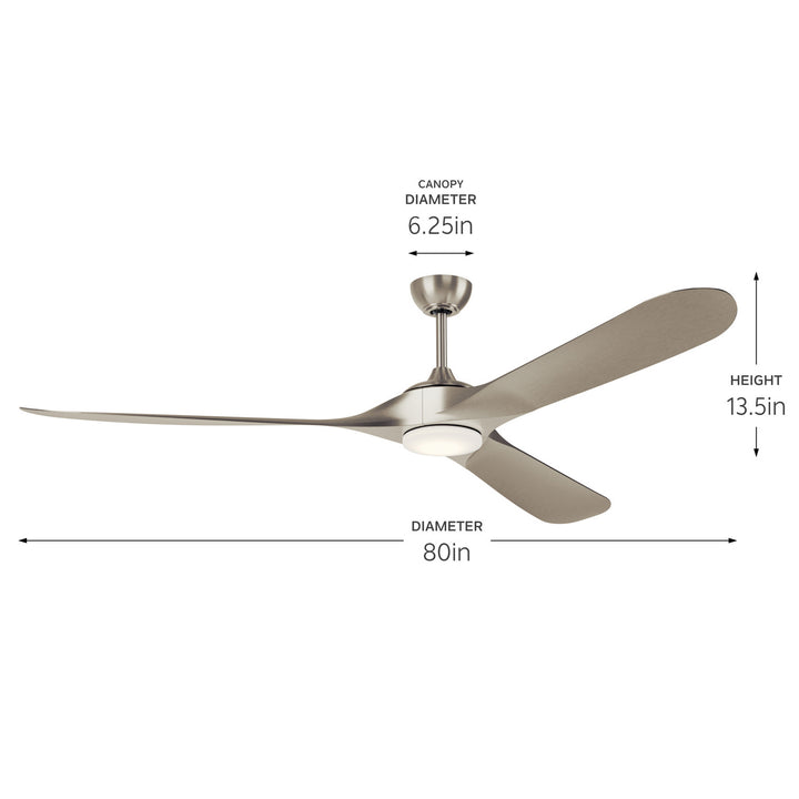 KichlerMylo80"Ceiling Fan