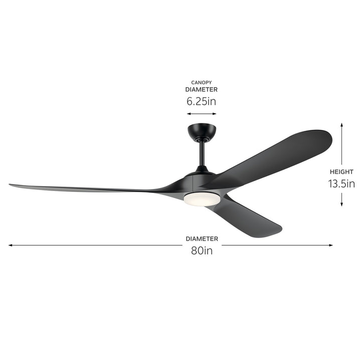 KichlerMylo80"Ceiling Fan