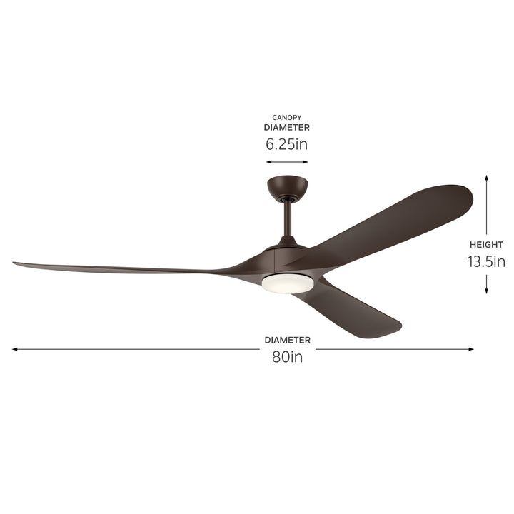 KichlerMylo80"Ceiling Fan