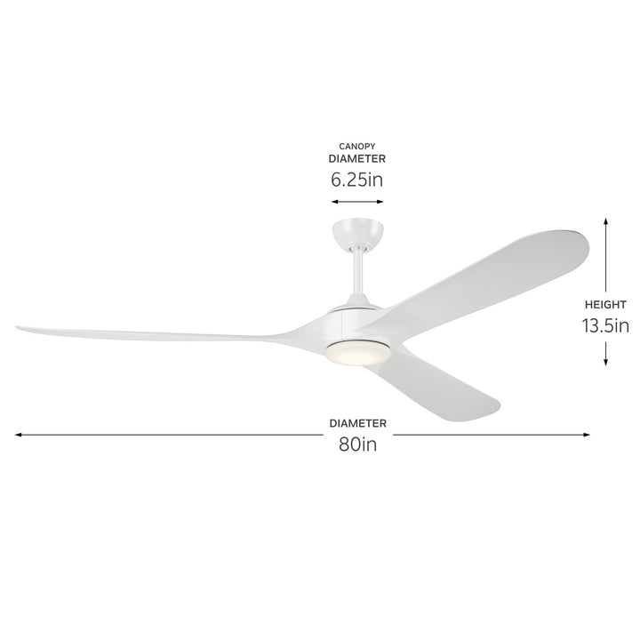 KichlerMylo80"Ceiling Fan
