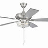 Craftmade EOS 2 Light Clear Bowl 52" Ceiling Fan | 52" Indoor Ceiling Fan