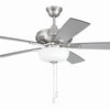 Craftmade EOS 2 Light Frosted White Bowl 52" Ceiling Fan | 52" Indoor Ceiling Fan