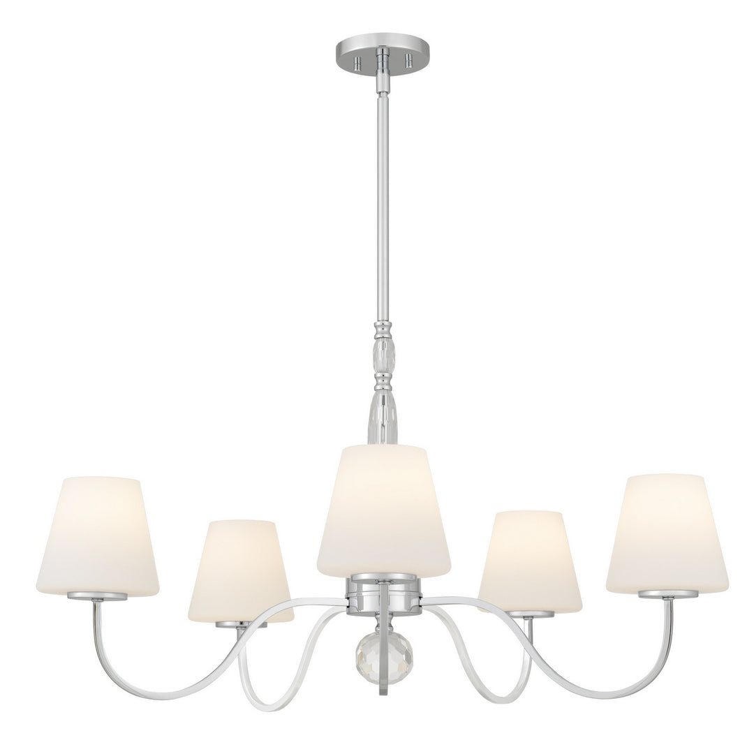 QuoizelStoneFive Light Chandelier