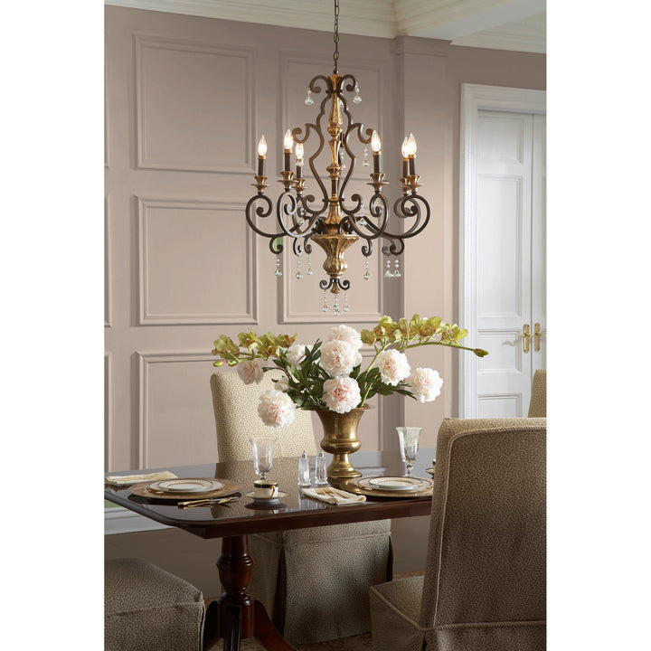 Quoizel Six Light Chandelier