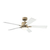 Kichler Lucian Elite | Indoor Ceiling Fan with 17W & 3 Spd Wall Control Ltd Functn