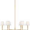 Visual Comfort Studio Greard | Large Chandeliers at 40W