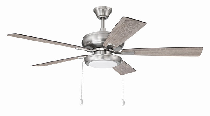 CraftmadeEOS Low Profile 1 bulb Frosted 52" Fan52" Ceiling Fan