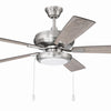 Craftmade EOS Low Profile 1 bulb Frosted 52" Fan | 52" Indoor Ceiling Fan
