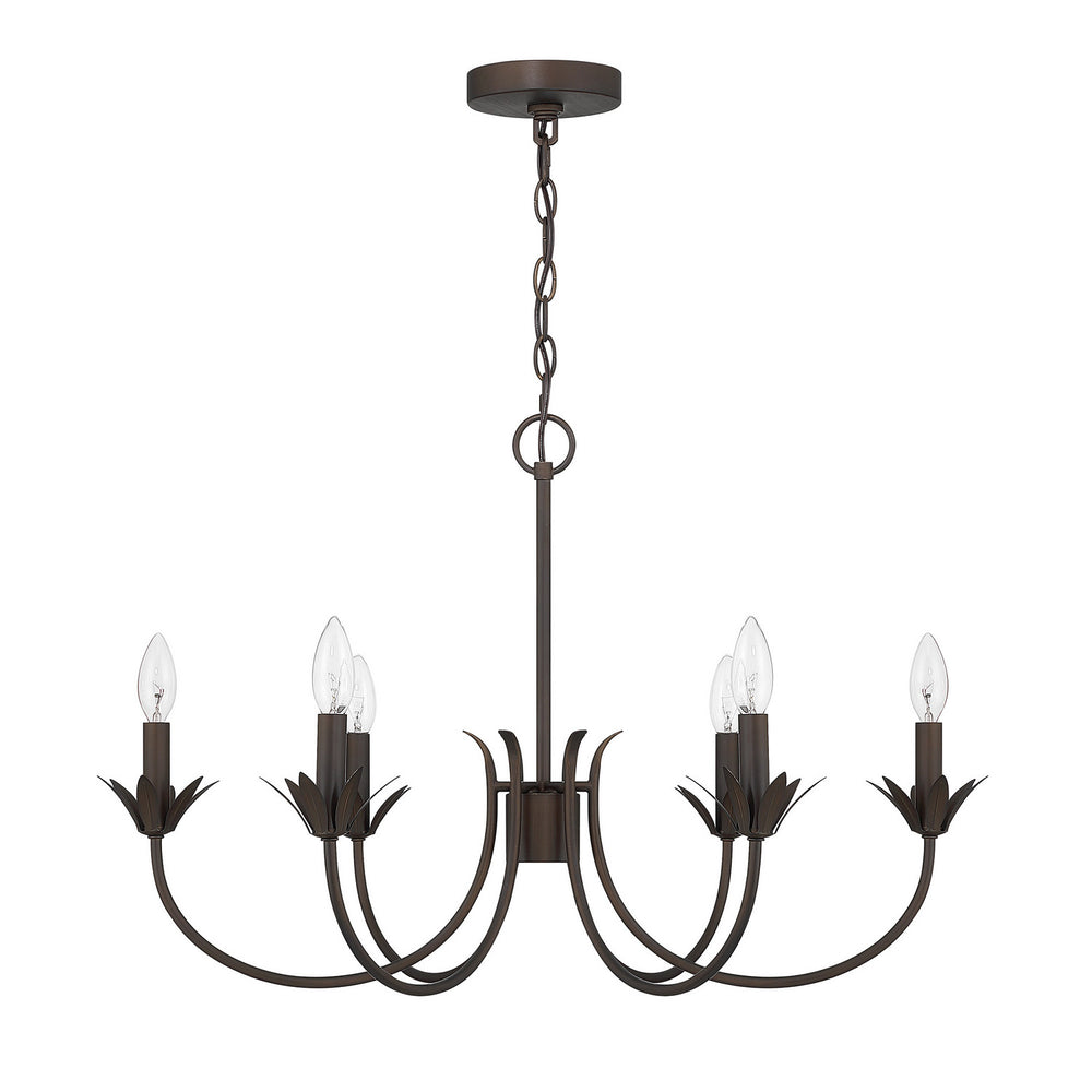 HunterJunie BudSix Light Chandelier