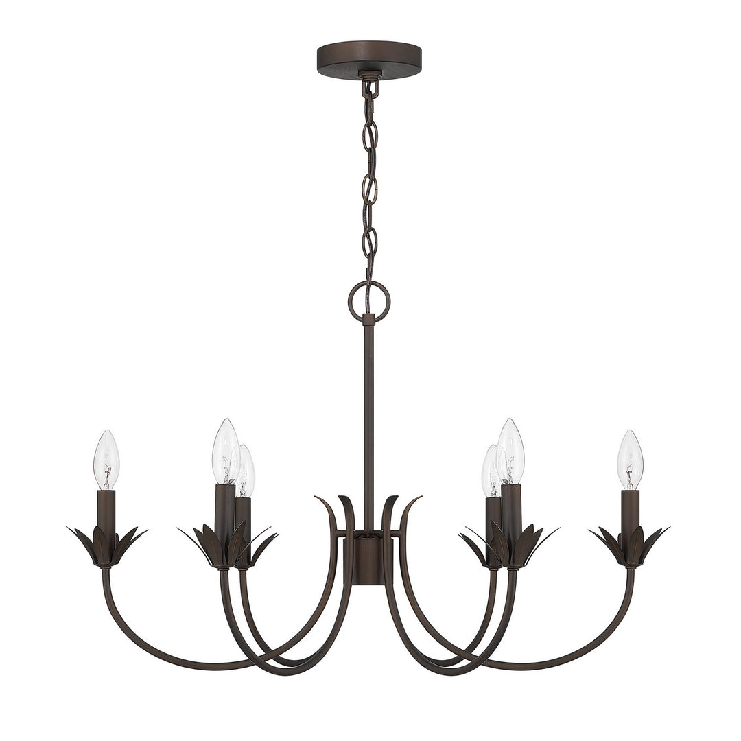 HunterJunie BudSix Light Chandelier