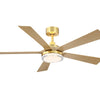 Fanimation TorchAire 52 | Outdoor Ceiling Fan with 30W Module & Handheld