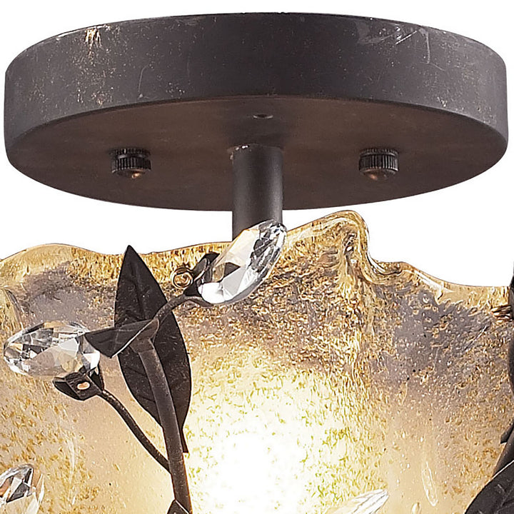 ELK Home Two Light Semi Flush Mount