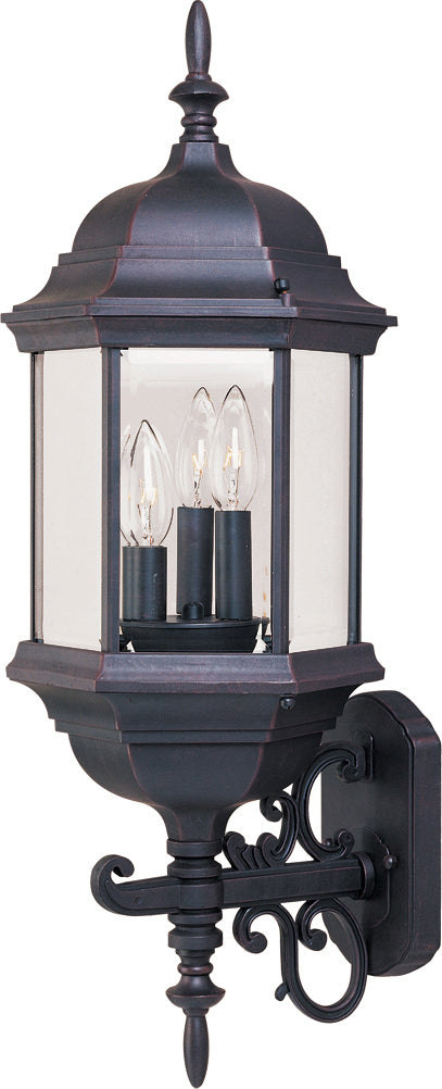 Maxim Three Light Outdoor Wall Lantern