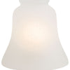 2 1/4" Glass Shade in Etched Seeded
