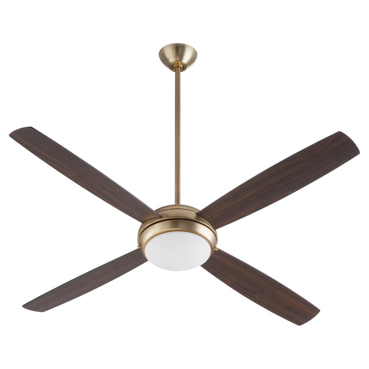 Quorum Expo 52" 4 Blade 18W LED Pull Chain Ceiling Fan