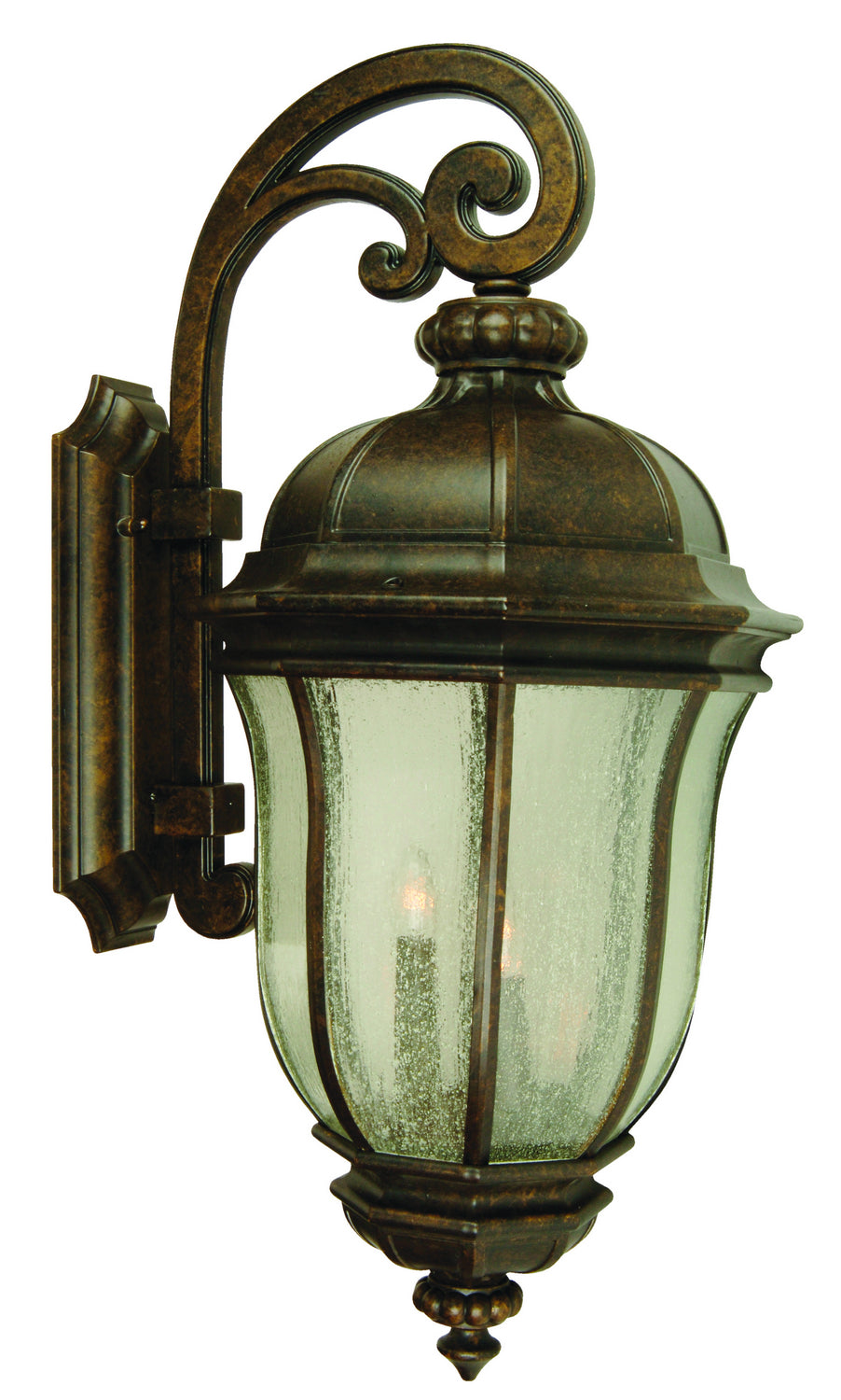 Harper Two Light Wall Mount in Peruvian Bronze Outdoor