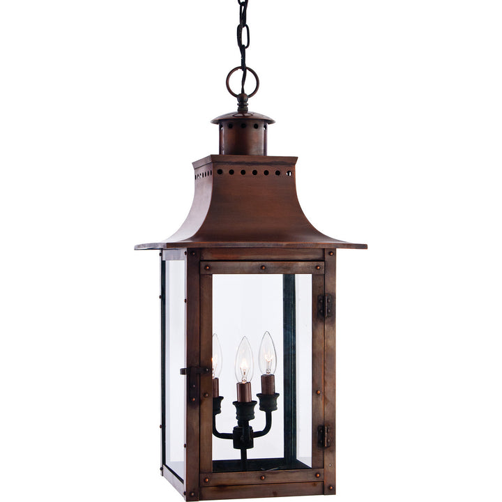 Quoizel Three Light Outdoor Hanging Lantern