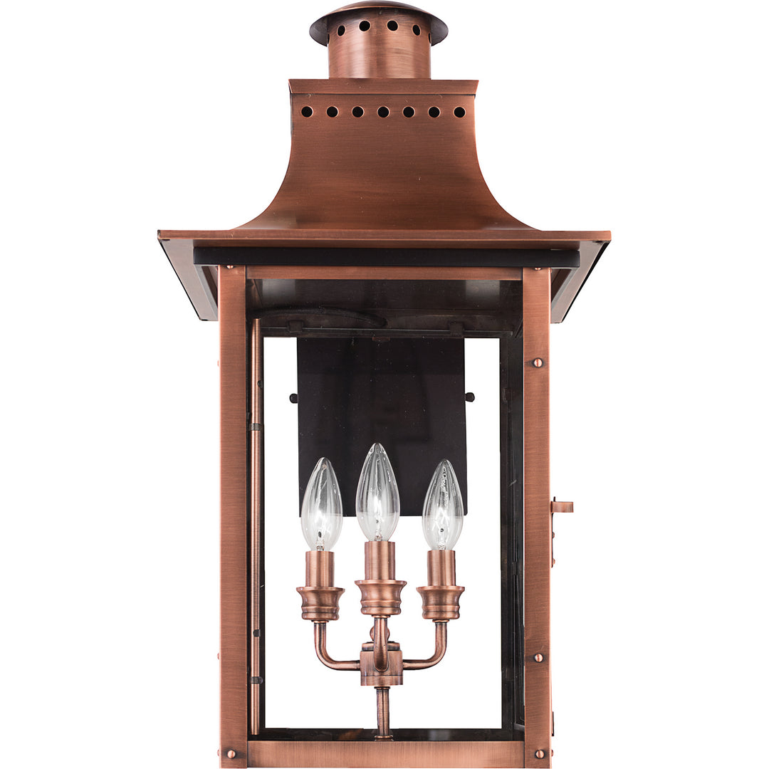 Quoizel Three Light Outdoor Wall Lantern