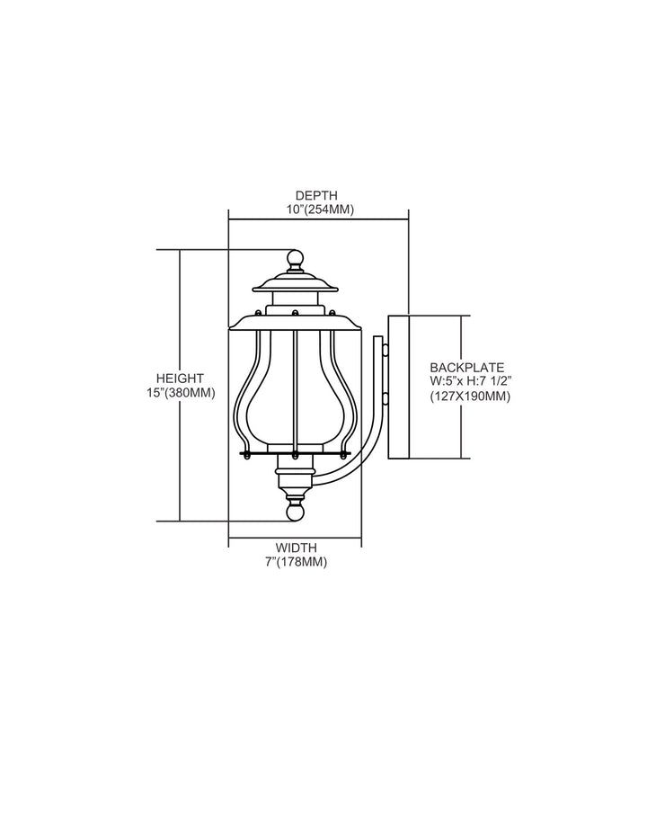 ELK Home One Light Outdoor Wall Sconce