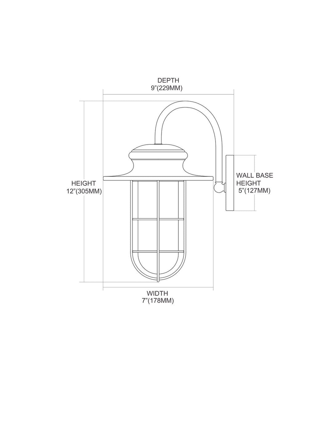 ELK Home One Light Outdoor Wall Sconce