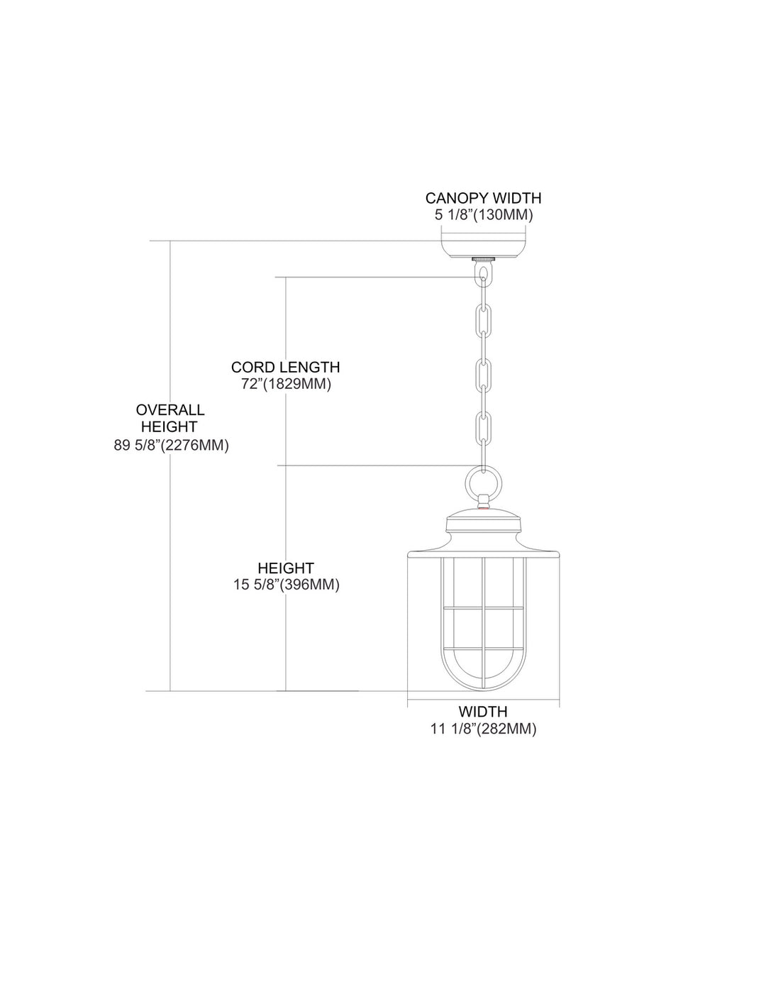 ELK Home One Light Outdoor Pendant