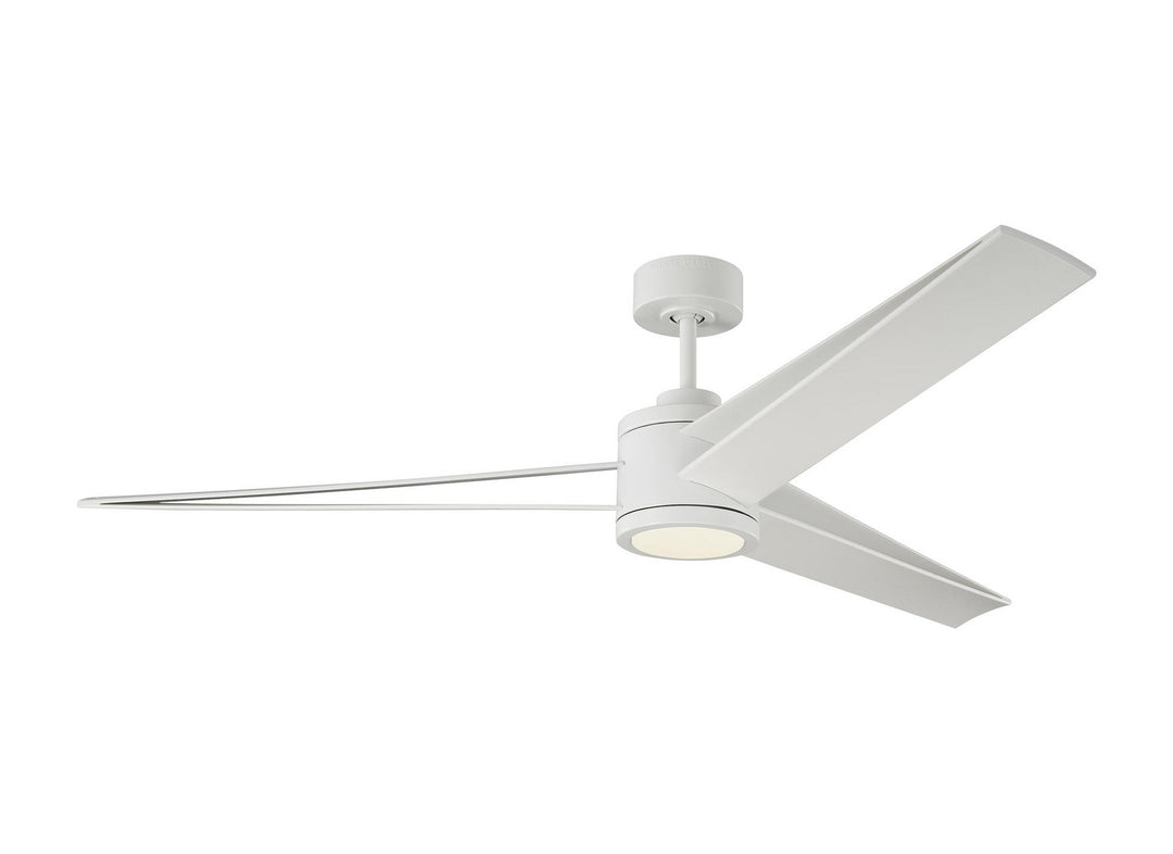 Visual Comfort Armstrong 60" Indoor/Outdoor DC Ceiling Fan with 15W LED Light and Remote