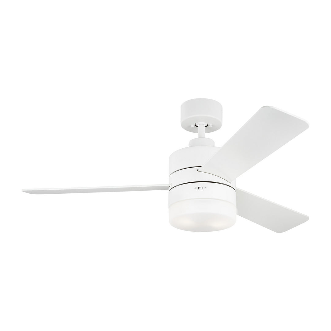 Generation Lighting Era Indoor/Outdoor Ceiling Fan with 9W LED and Wall Control