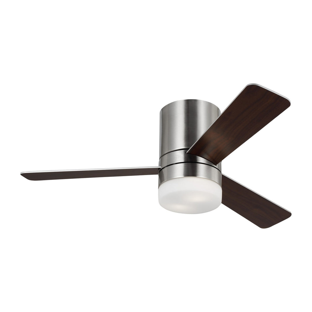 Generation Lighting Era Indoor/Outdoor Flushmount Ceiling Fan with LED and Wall Control