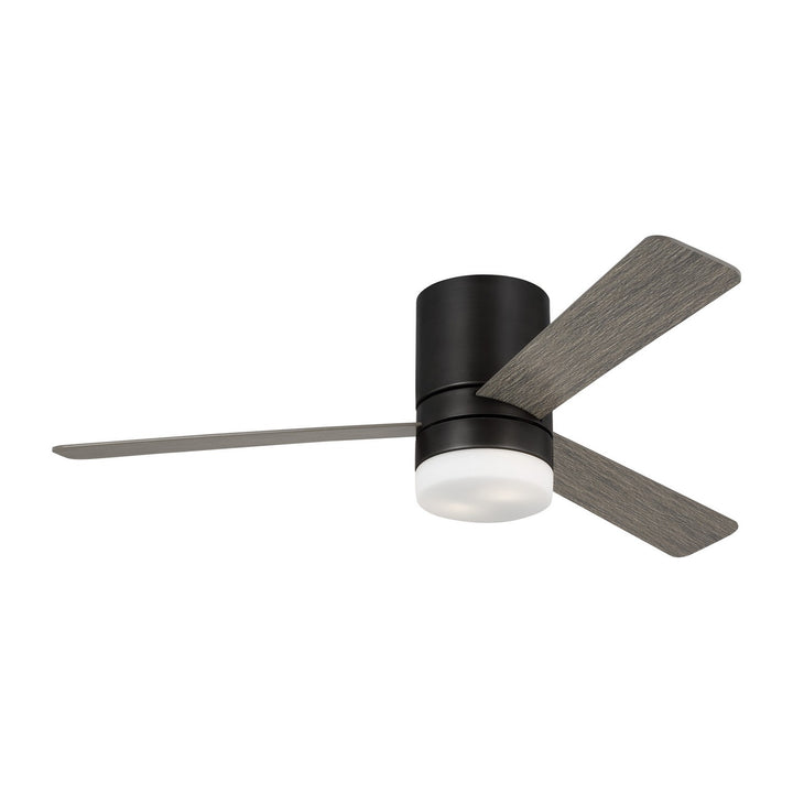 Generation Lighting Era Indoor/Outdoor Flushmount Ceiling Fan with LED and Wall Control