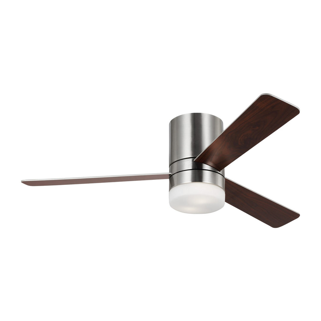 Generation Lighting Era Indoor/Outdoor Flushmount Ceiling Fan with LED and Wall Control